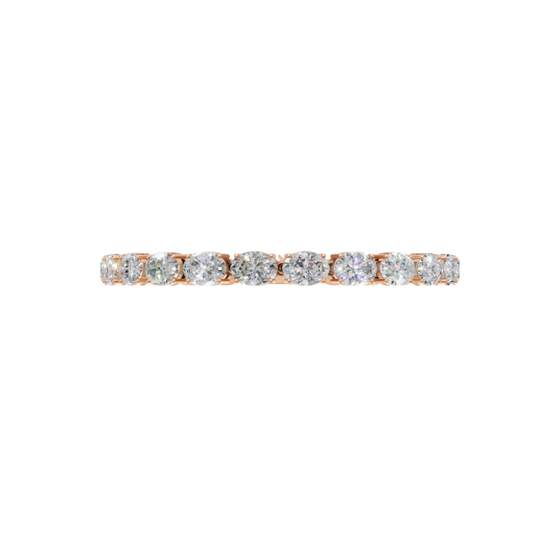 Classic Oval Cut Diamond Tennis Bracelet