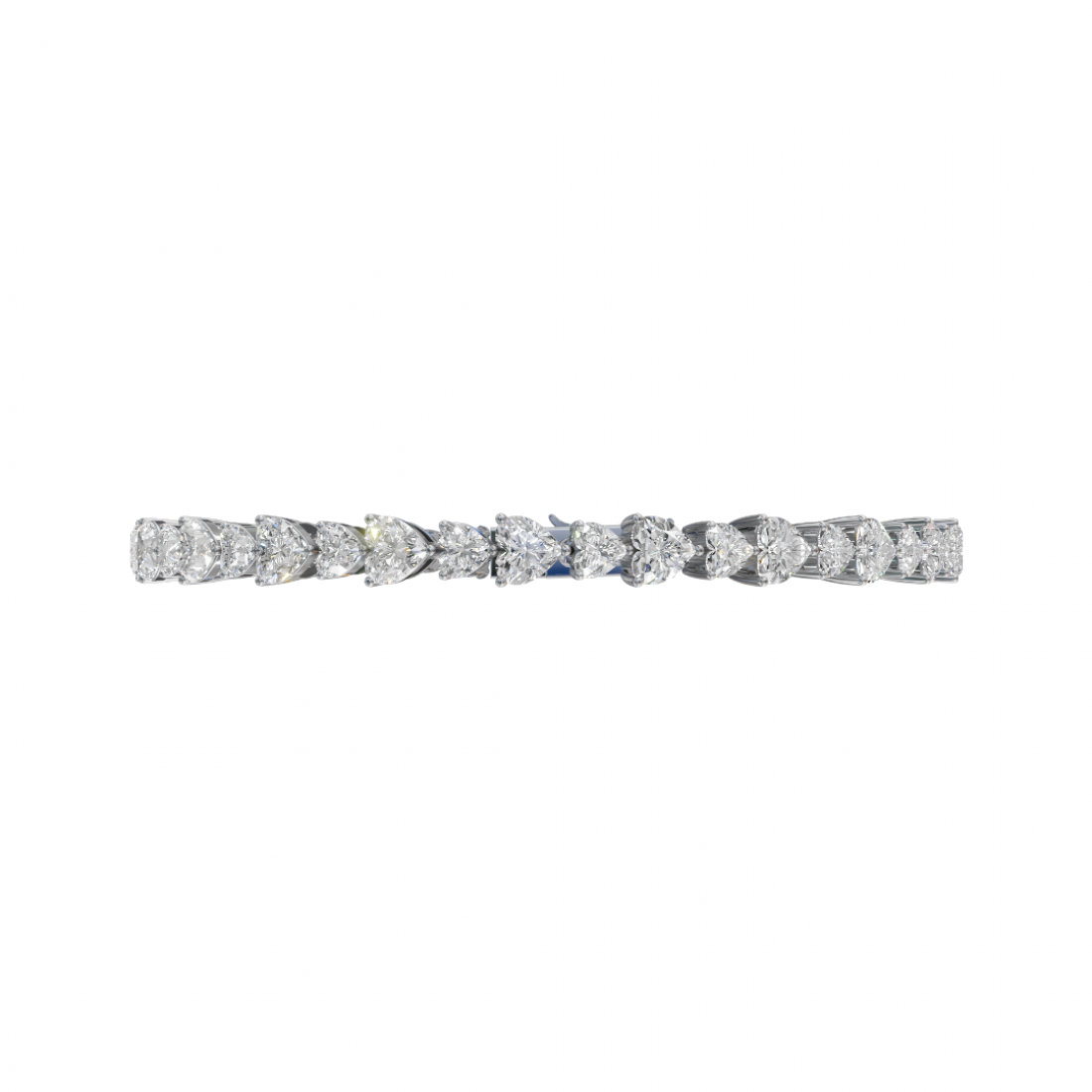 Heart Cut Diamond Tennis Bracelet