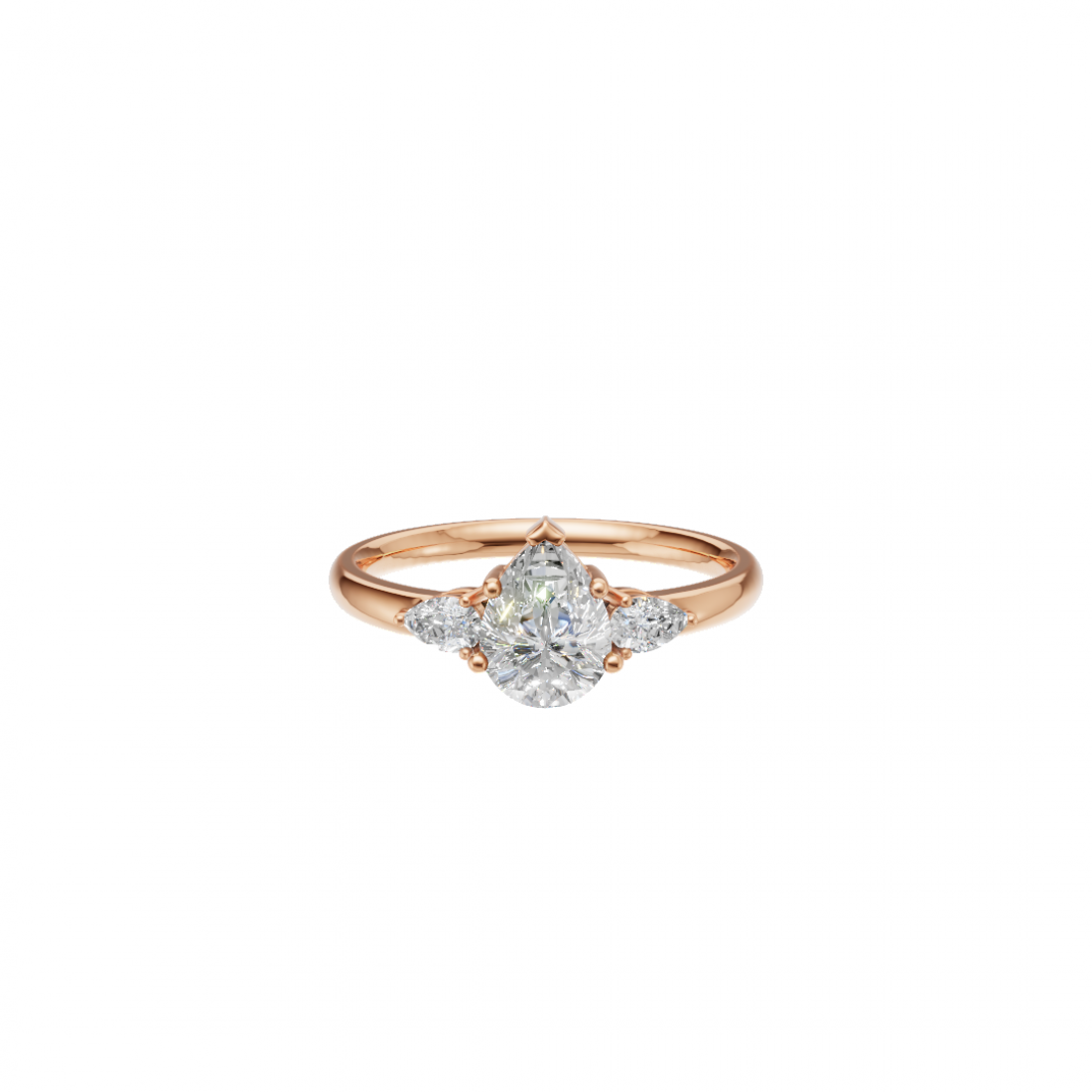 Trilogy Pear & Marquise Diamond Ring 