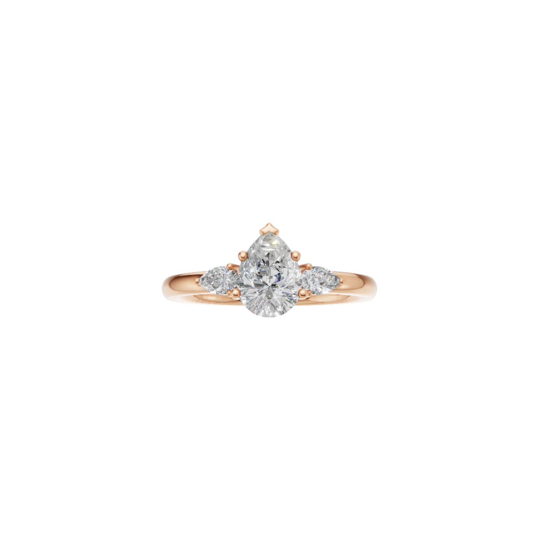 Trilogy Pear & Marquise Diamond Ring 