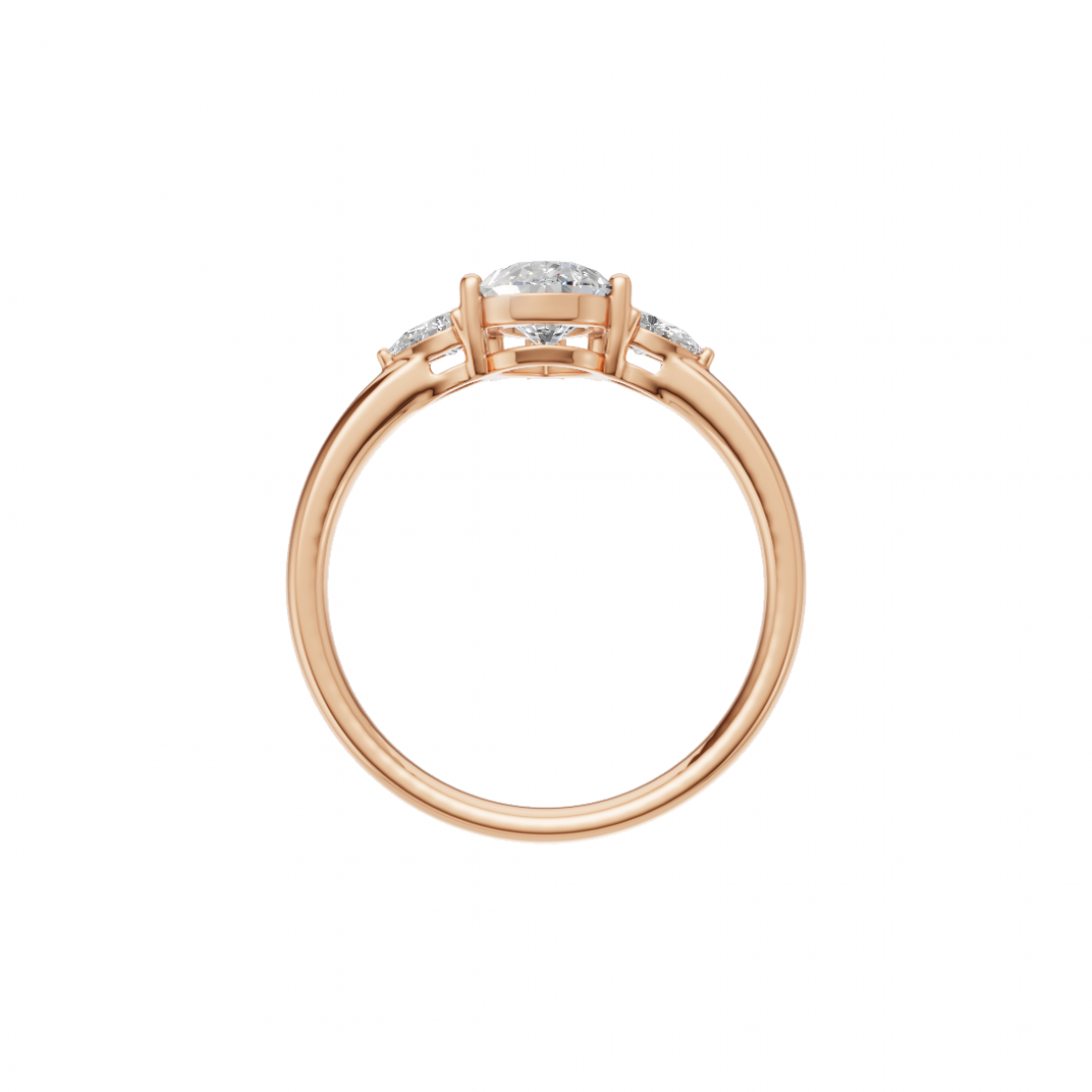 Trilogy Pear & Marquise Diamond Ring 