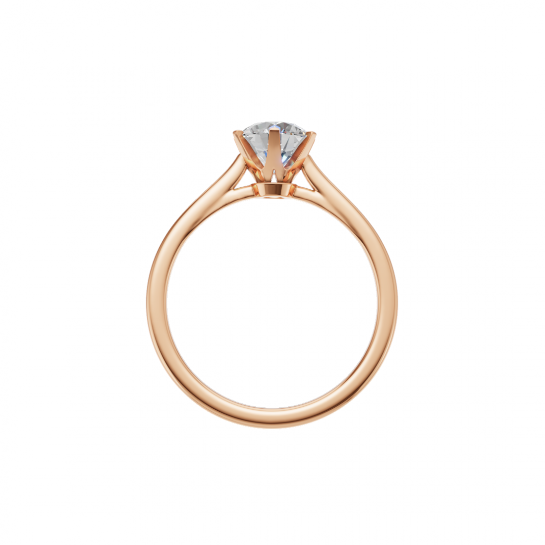 Classic Cut – Six-Prong Solitaire Ring