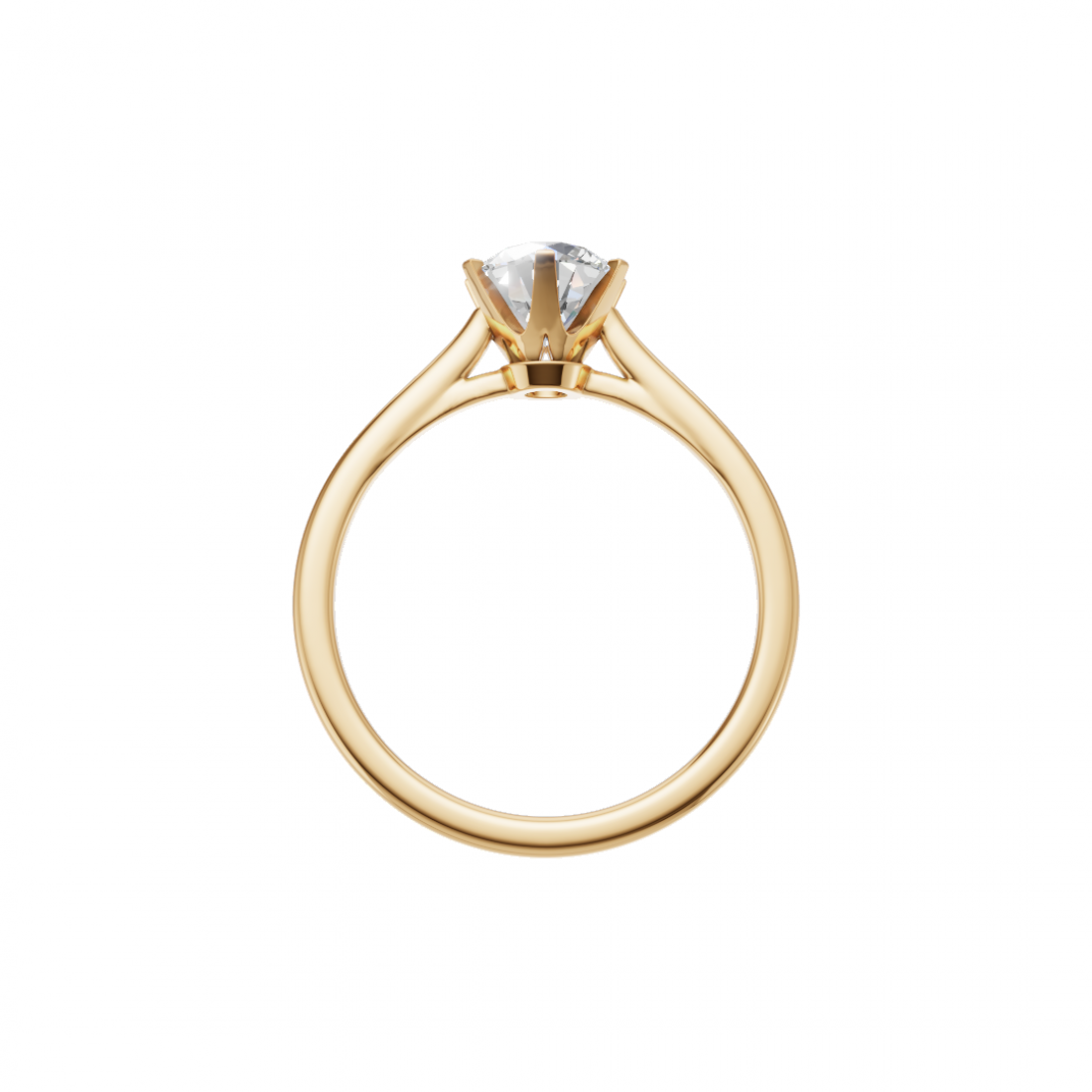 Classic Cut – Six-Prong Solitaire Ring