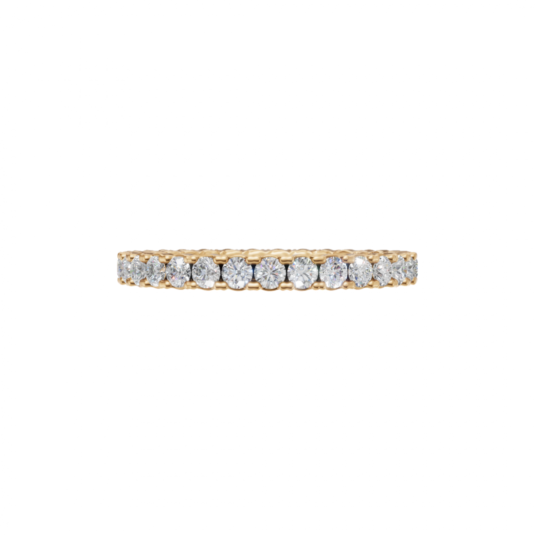 Round Diamond Eternity Band