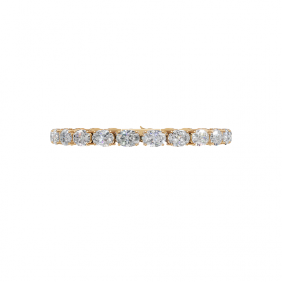 Classic Oval Cut Diamond Tennis Bracelet