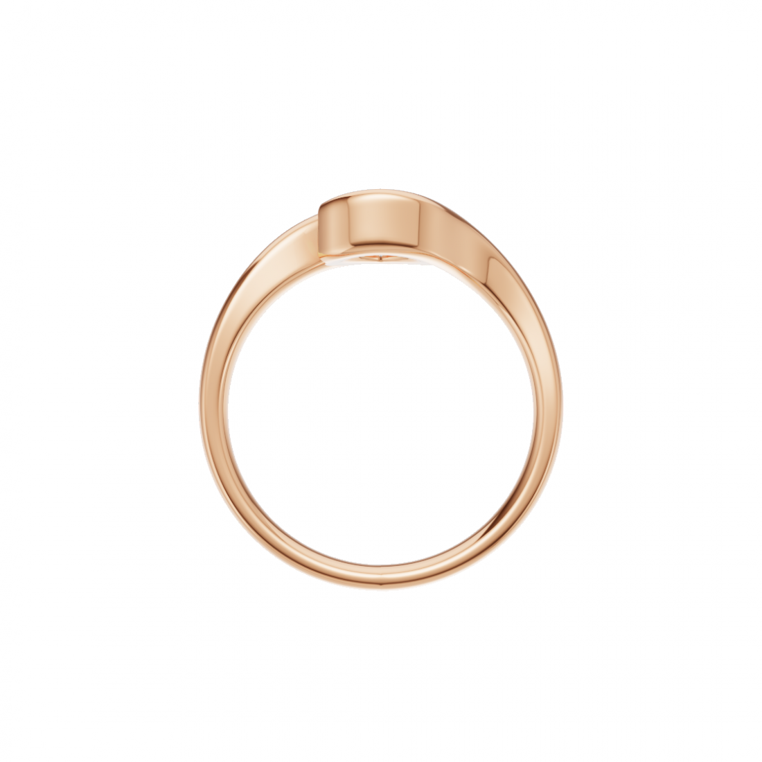 Pear Solitaire Diamond Ring in Tension Setting
