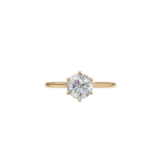 Classic Cut – Six-Prong Solitaire Ring