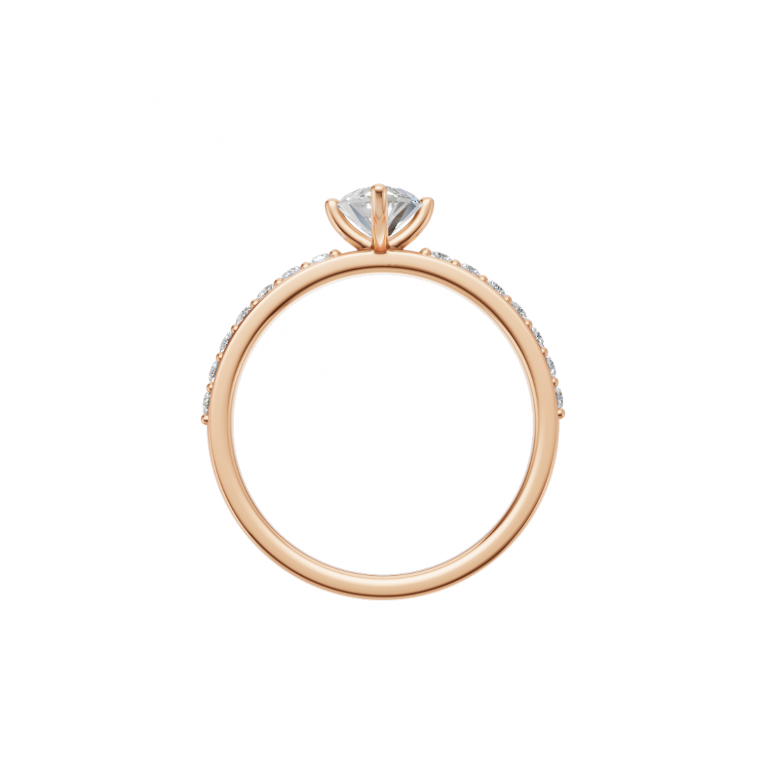 Marquise Diamond Pavé Band Ring