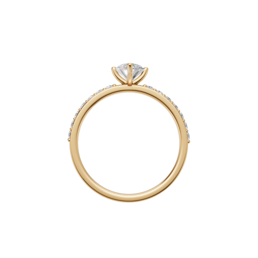 Marquise Diamond Pavé Band Ring