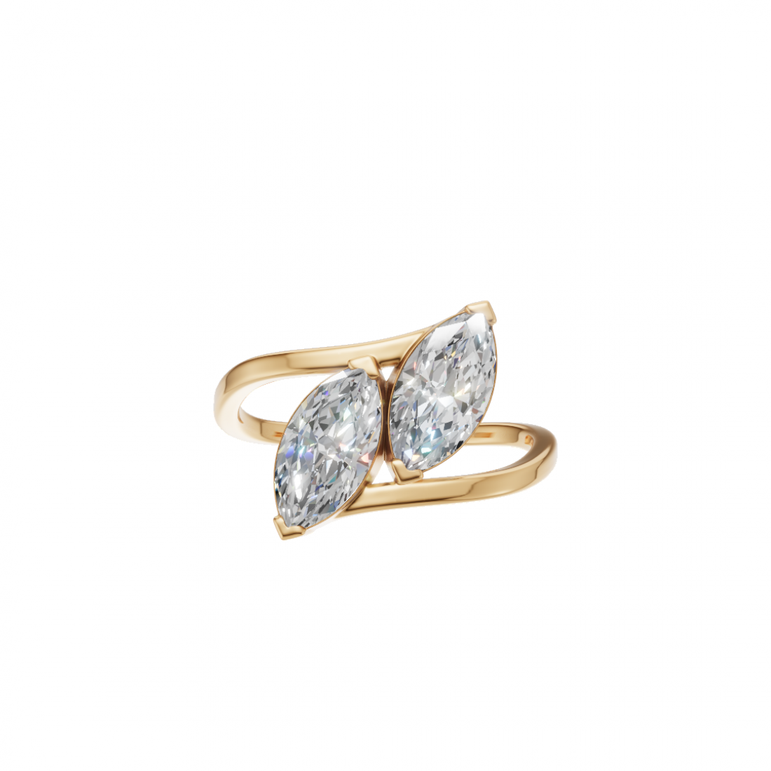 Toi Et Moi Marquise Diamond Ring