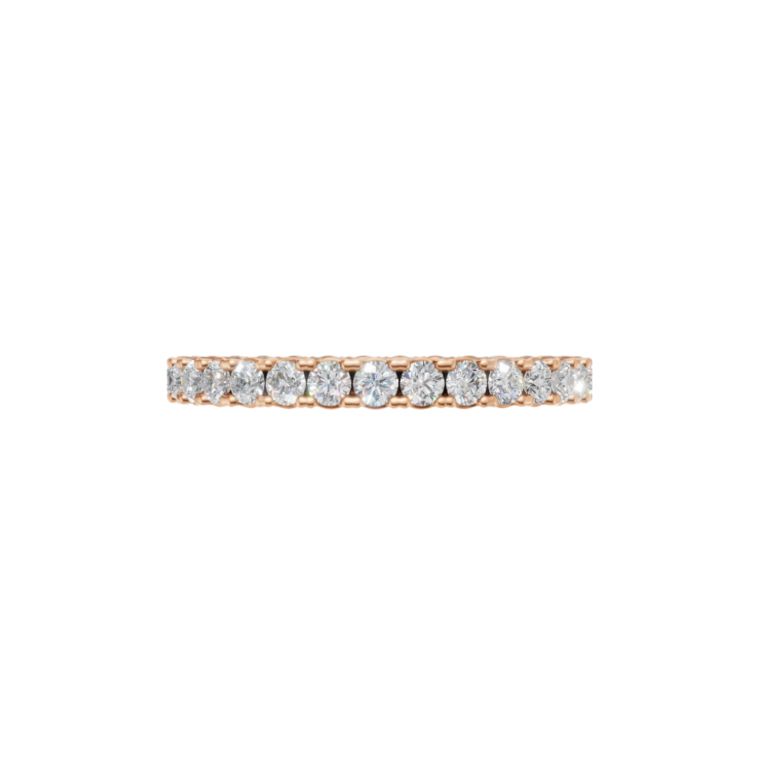 Round Diamond Eternity Band