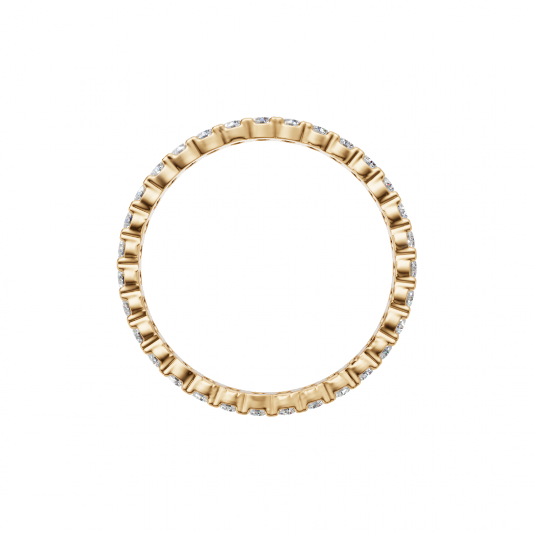 Round Diamond Eternity Band